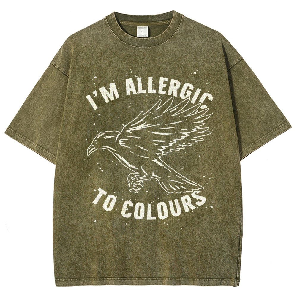 Im Allergic To Colours Vintage Distressed T-shirt