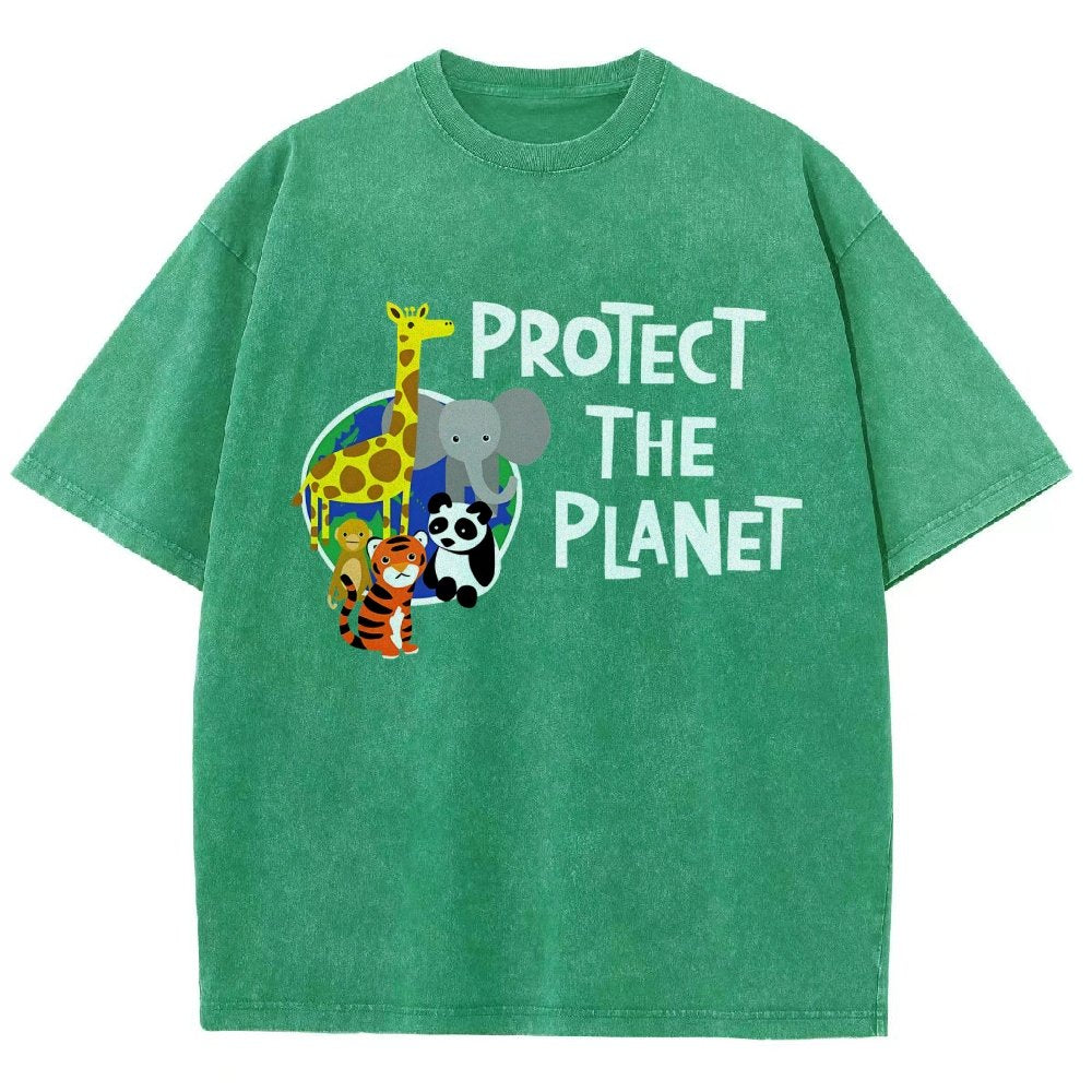 Protect The Planet Vintage Distressed T-shirt