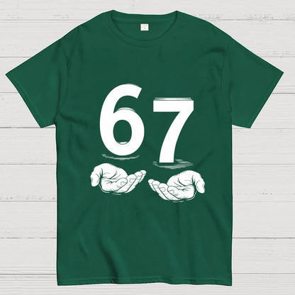 Funny Six Seven Meme Viral Quote Geek T-Shirt