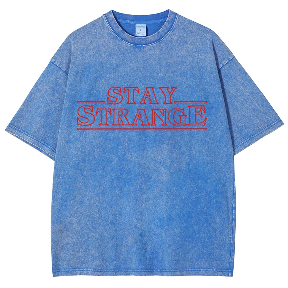 Stay Strange Vintage Distressed T-shirt