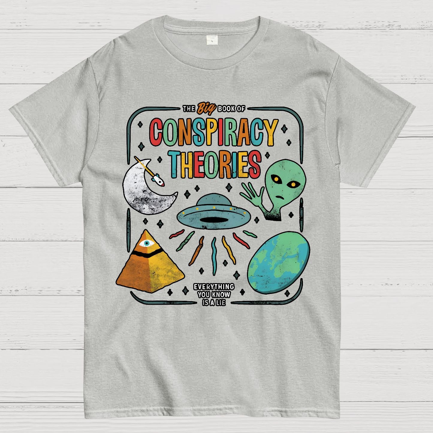 The Big Book Of Conspiracy Theories Geek T-Shirt