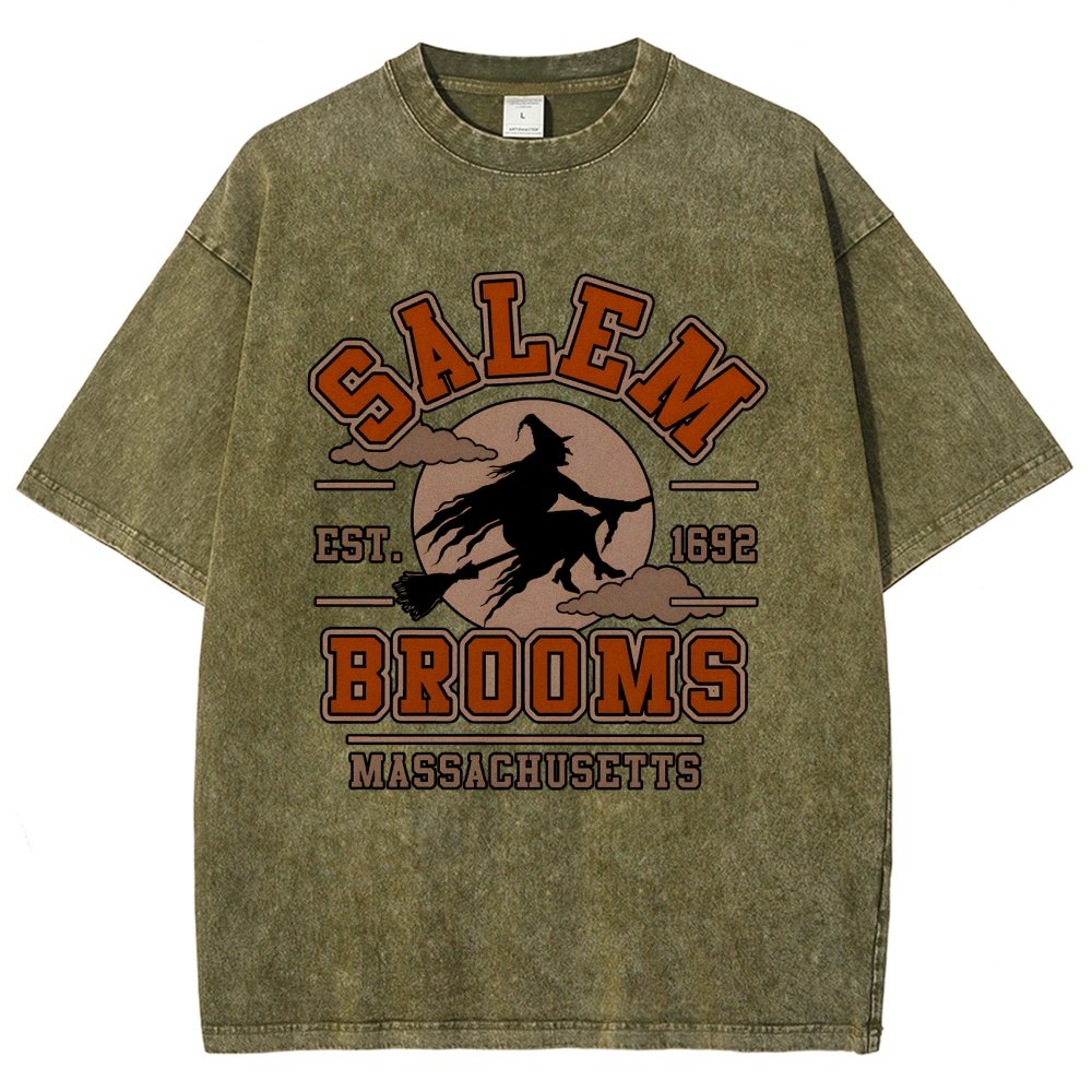 SALEM BROOMS Vintage Distressed T-shirt