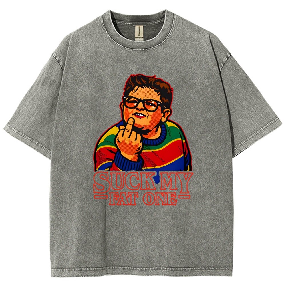Suck My Fat One Vintage Distressed T-shirt