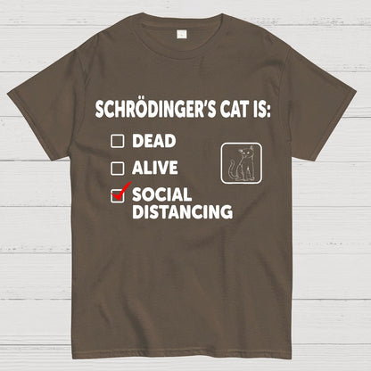 Schrodinger's Social Distancing Geek T-Shirt