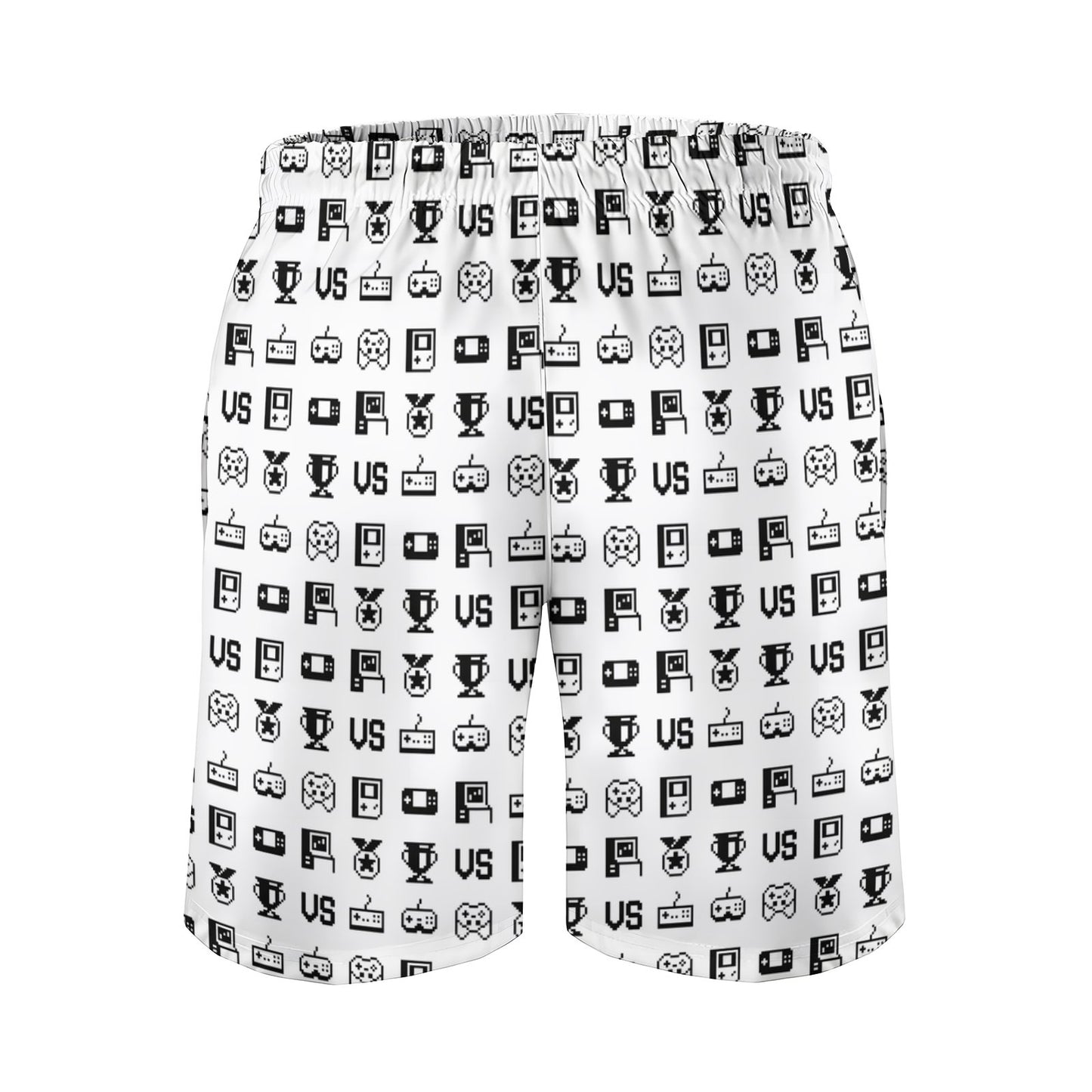 Retro Game Icons Geek Shorts