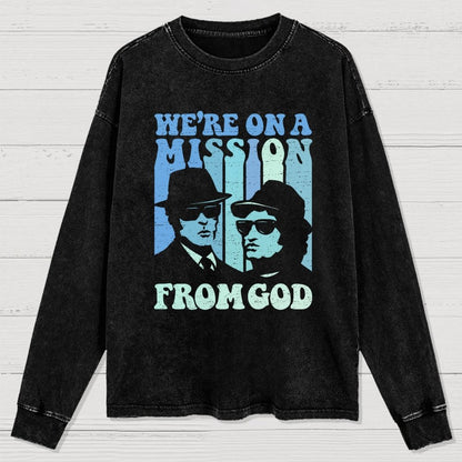 80s Chicago Blues Festival Washed Long Sleeve Tee
