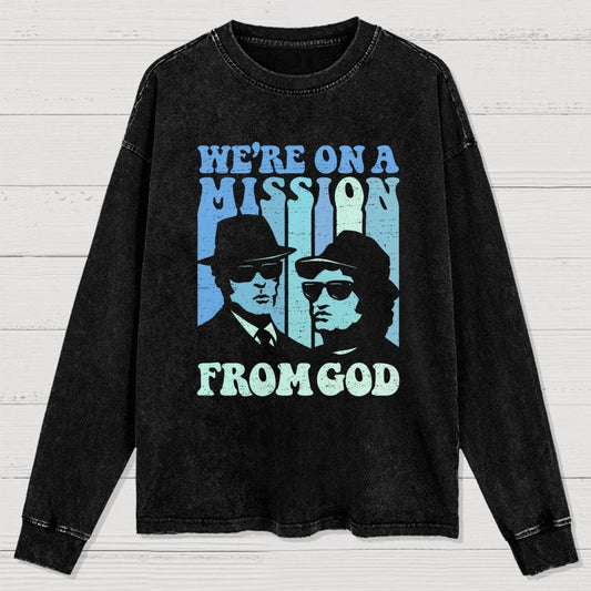 80s Chicago Blues Festival Washed Long Sleeve Tee