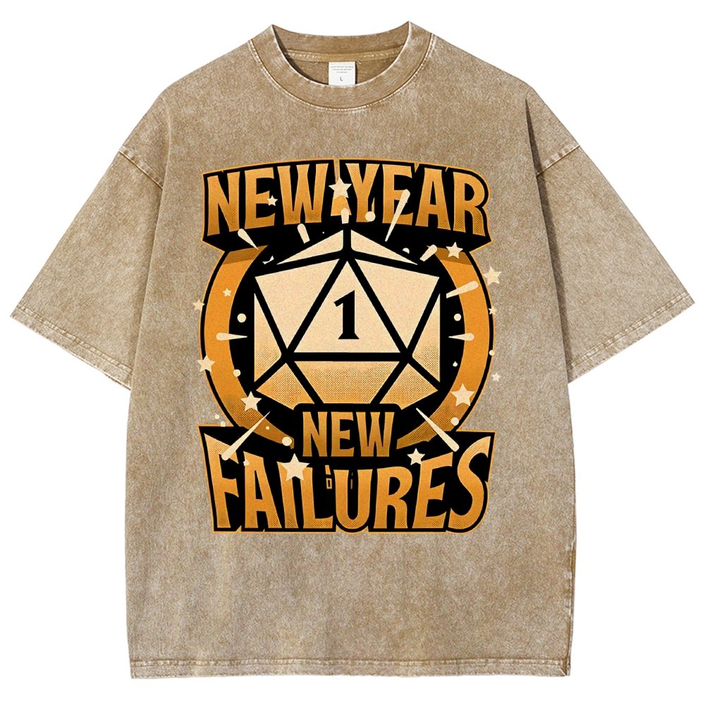 New Year New Failures Vintage Distressed T-shirt