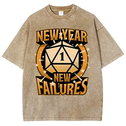New Year New Failures Vintage Distressed T-shirt