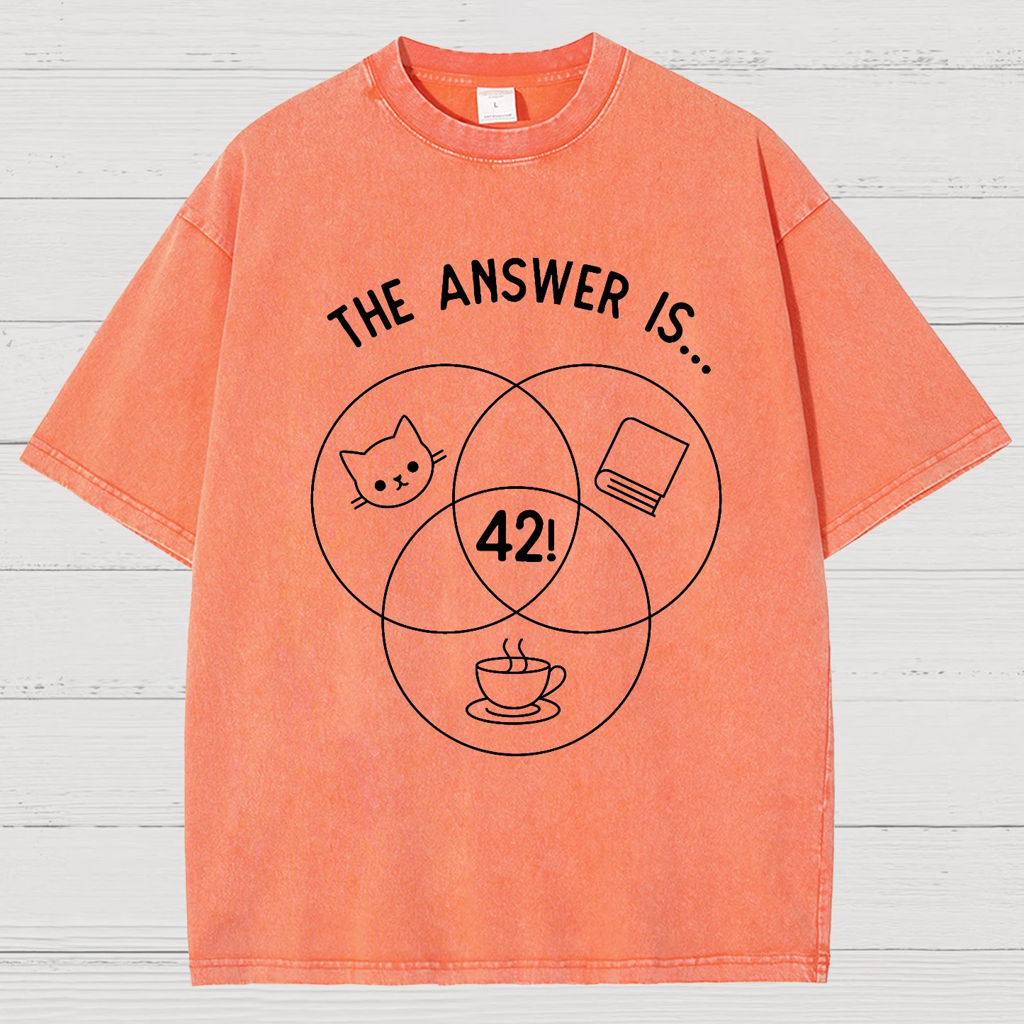 42 Cats Vintage Distressed T-shirt
