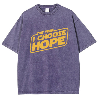 I Choose Hope Vintage Distressed T-shirt