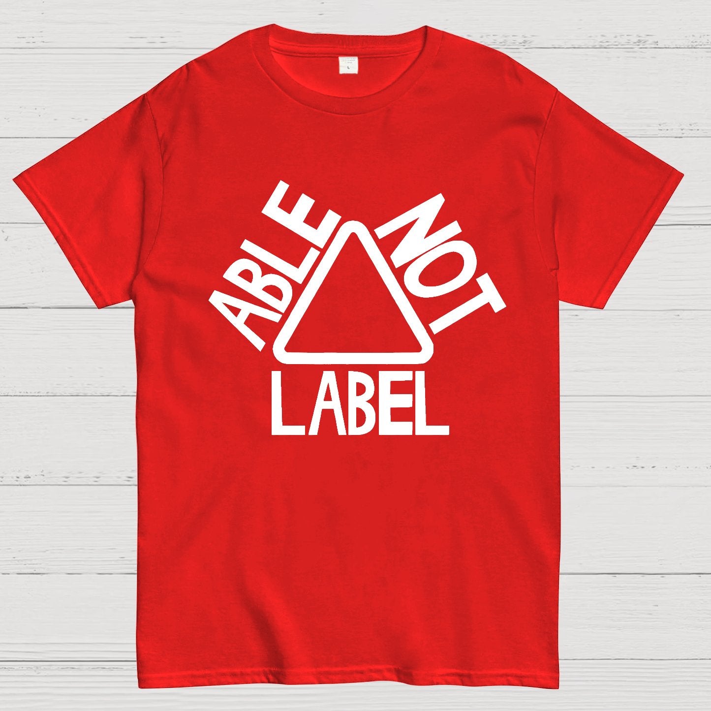 See the Able Not the Label Awareness Geek T-Shirt
