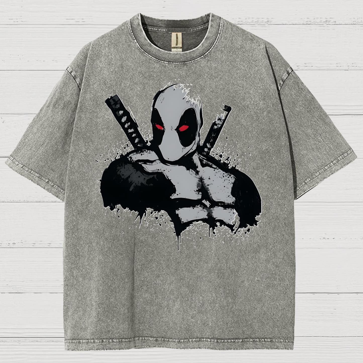Merc in a Grey X suit Vintage Distressed T-shirt