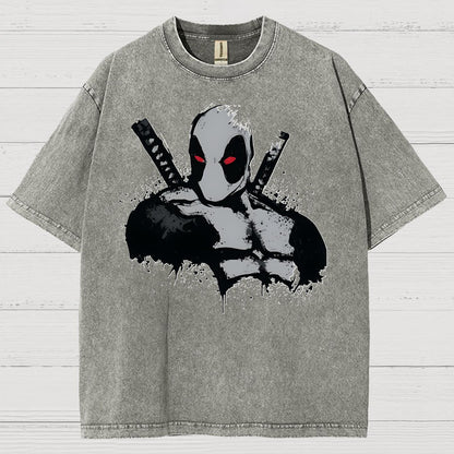 Merc in a Grey X suit Vintage Distressed T-shirt