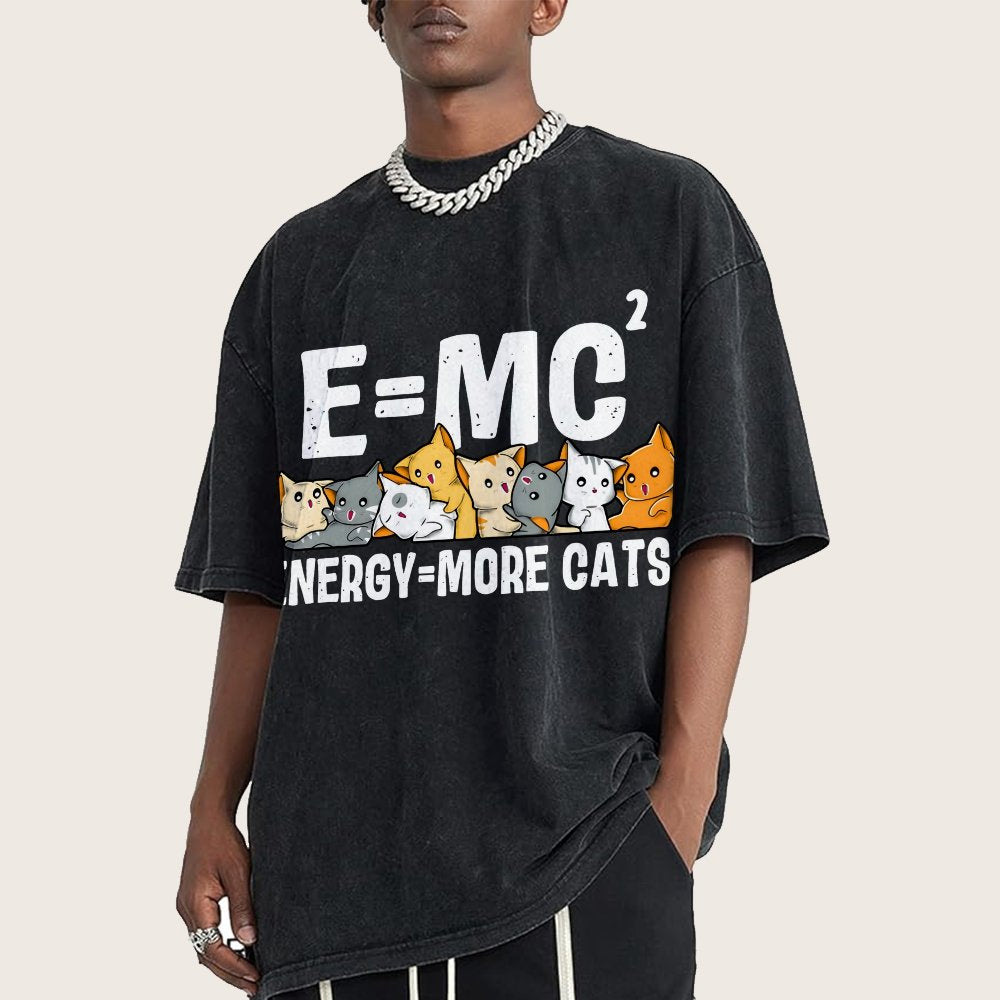 E=MC2 Vintage Distressed T-shirt