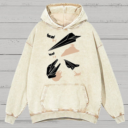 Paper Wars Vintage Distressed Hoodie