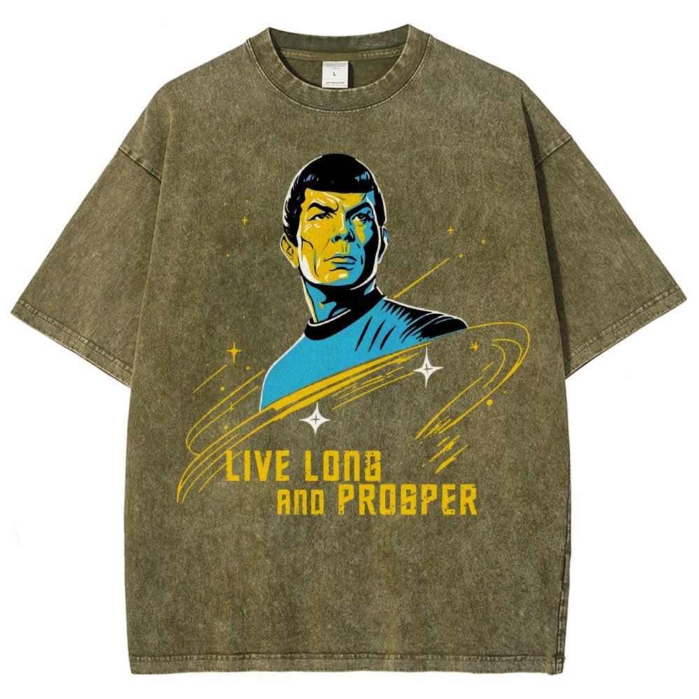 Live long and prosper Vintage Distressed T-shirt