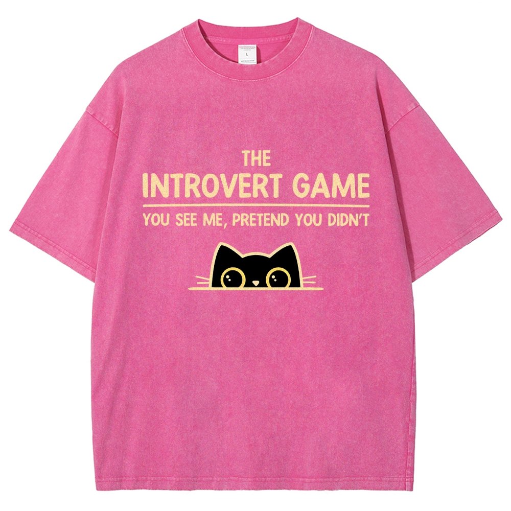 The Introvert Game Vintage Distressed T-shirt