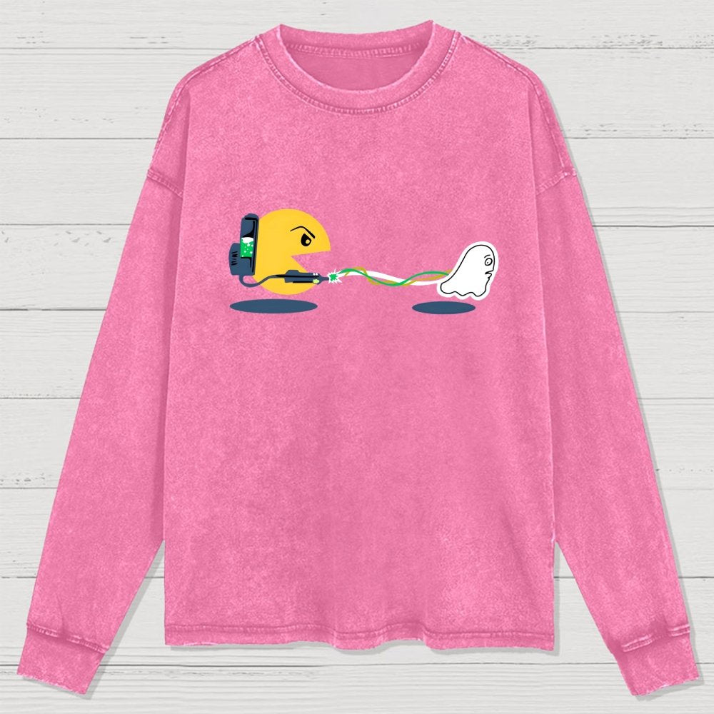 Ghost Catcher Washed Long Sleeve Tee