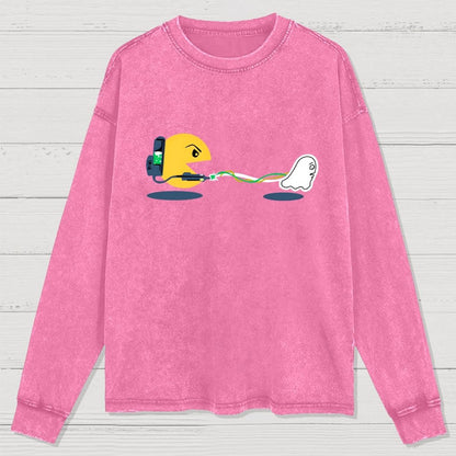 Ghost Catcher Washed Long Sleeve Tee