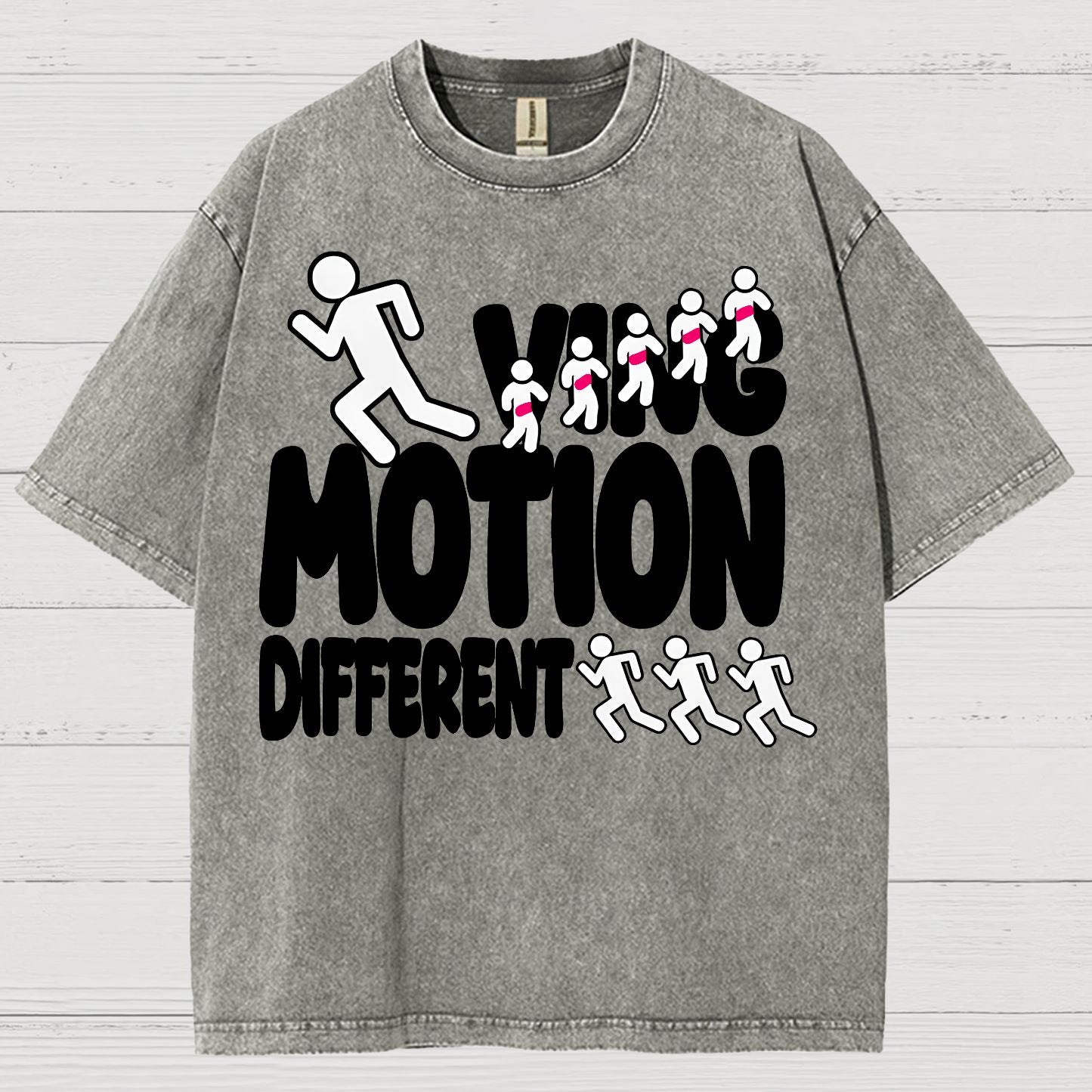 Ving Motion Different Funny Vintage Distressed T-shirt