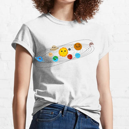 Solar System Nerdy T-Shirt