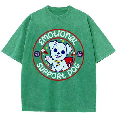 Emotional Support Dog Vintage Distressed T-shirt