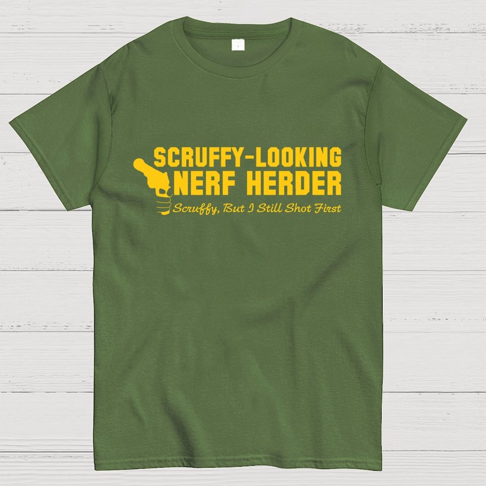 Scruffy Maverick Geek T-Shirt