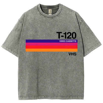Dusk Video Cassette VHS Vintage Distressed T-shirt