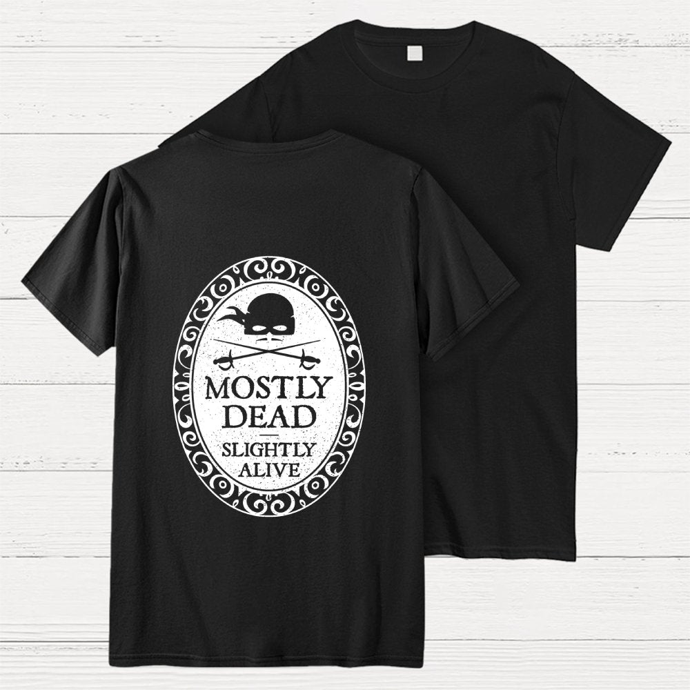 Mostly Dead Front And Back Printing Geek T-Shirt
