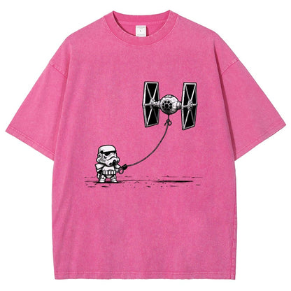 Flying The Galactic Alliance's Kite Vintage Distressed T-shirt