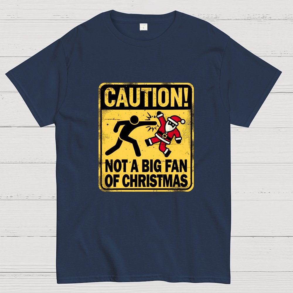 Christmas Caution Geek T-Shirt