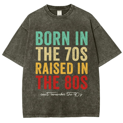 Raised In The 80s Vintage Distressed T-shirt