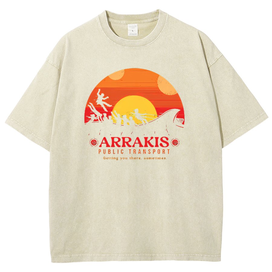 Mystic Land Getting You There Sometimes Vintage Distressed T-shirt