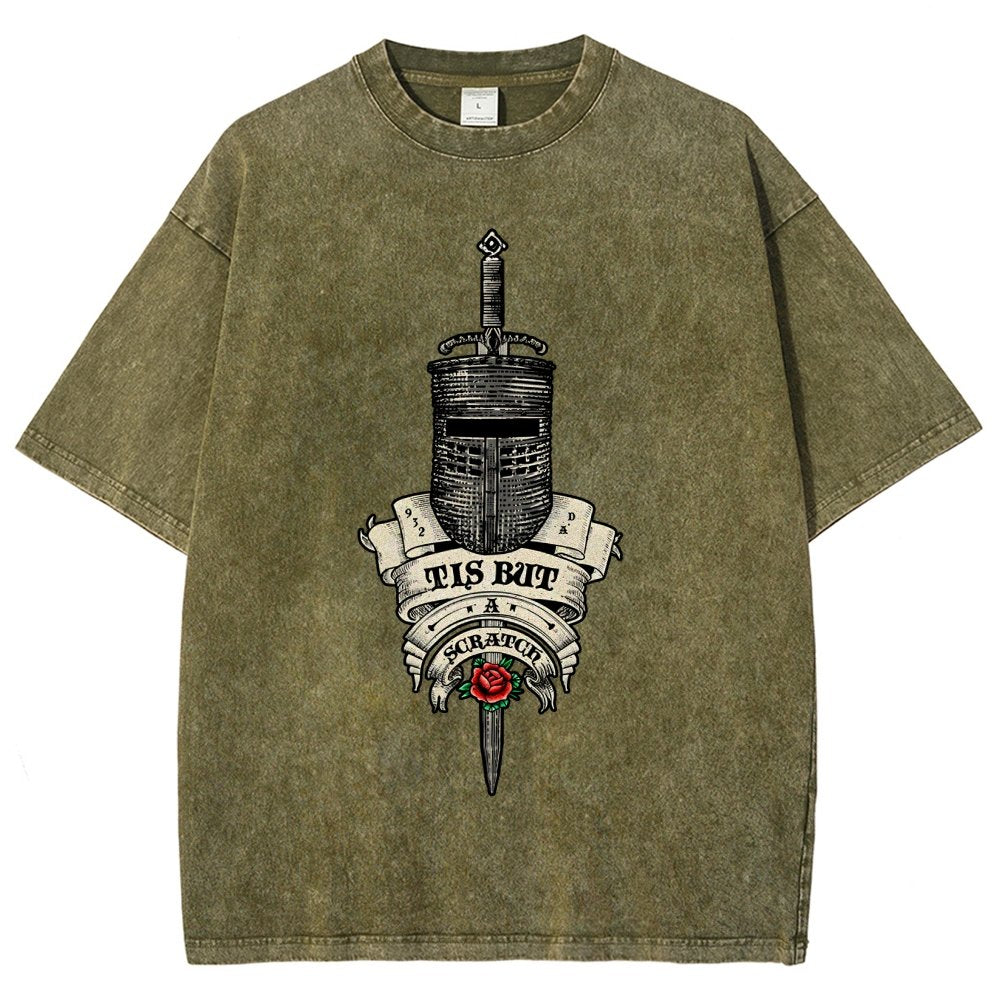 It is but a scratch. Vintage Distressed T-shirt