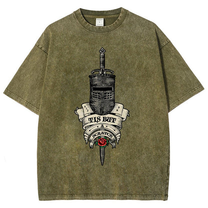 It is but a scratch. Vintage Distressed T-shirt
