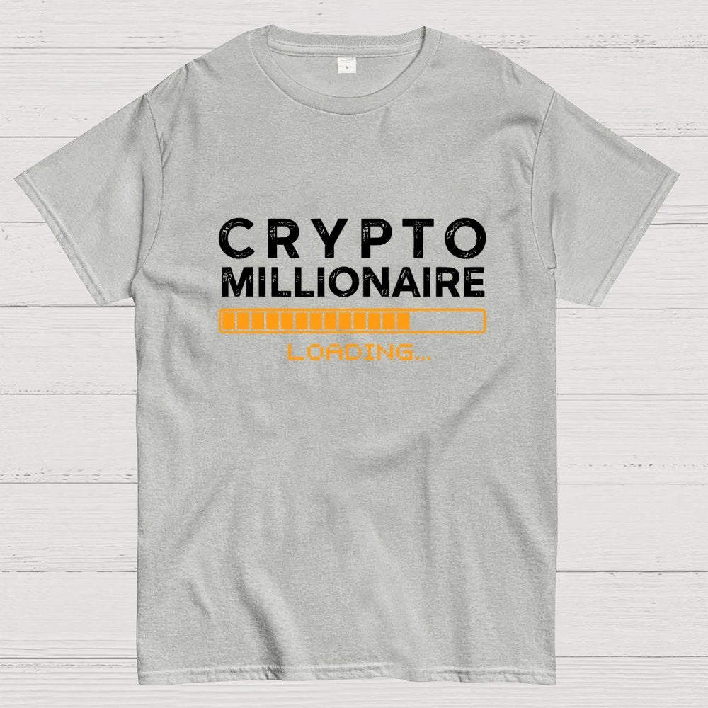 Crypto Millionaire Loading Geek T-Shirt