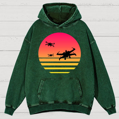 Fighter Vintage Distressed Hoodie