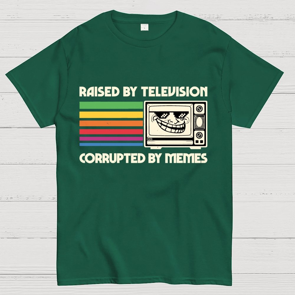 Corrupted by Memes Geek T-Shirt
