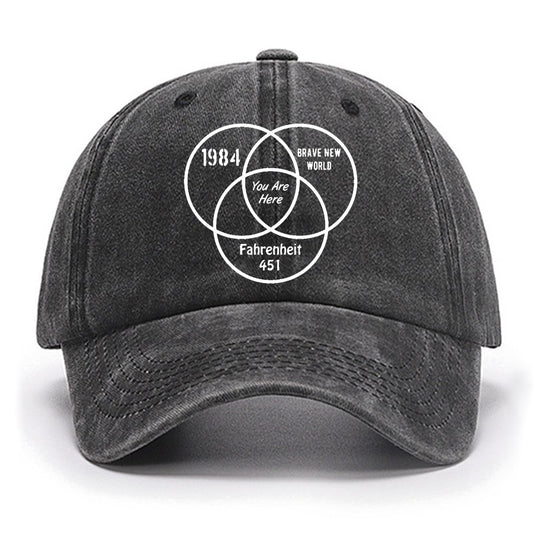 You Are Here Geek Cotton Hat