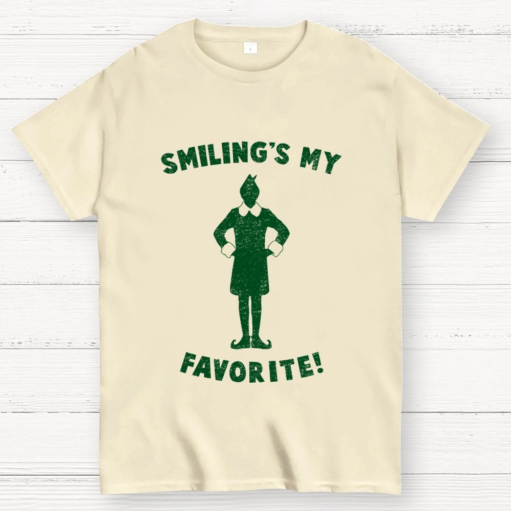Smiling's My Favorite Geek T-Shirt