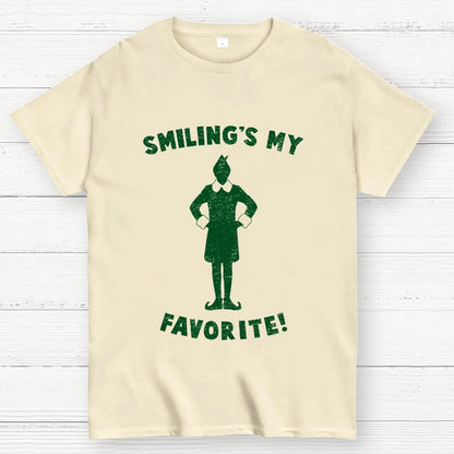 Smiling's My Favorite Geek T-Shirt