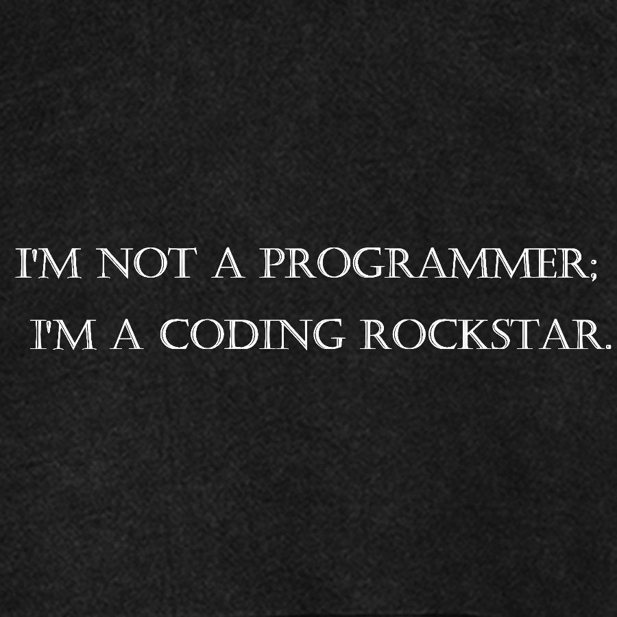 I'm Not A Programmer I'm A Coding Rockstar Nerd Vintage Distressed Hoodie