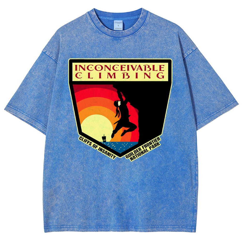 Inconceivable Climbing Vintage Distressed T-shirt
