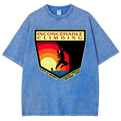 Inconceivable Climbing Vintage Distressed T-shirt