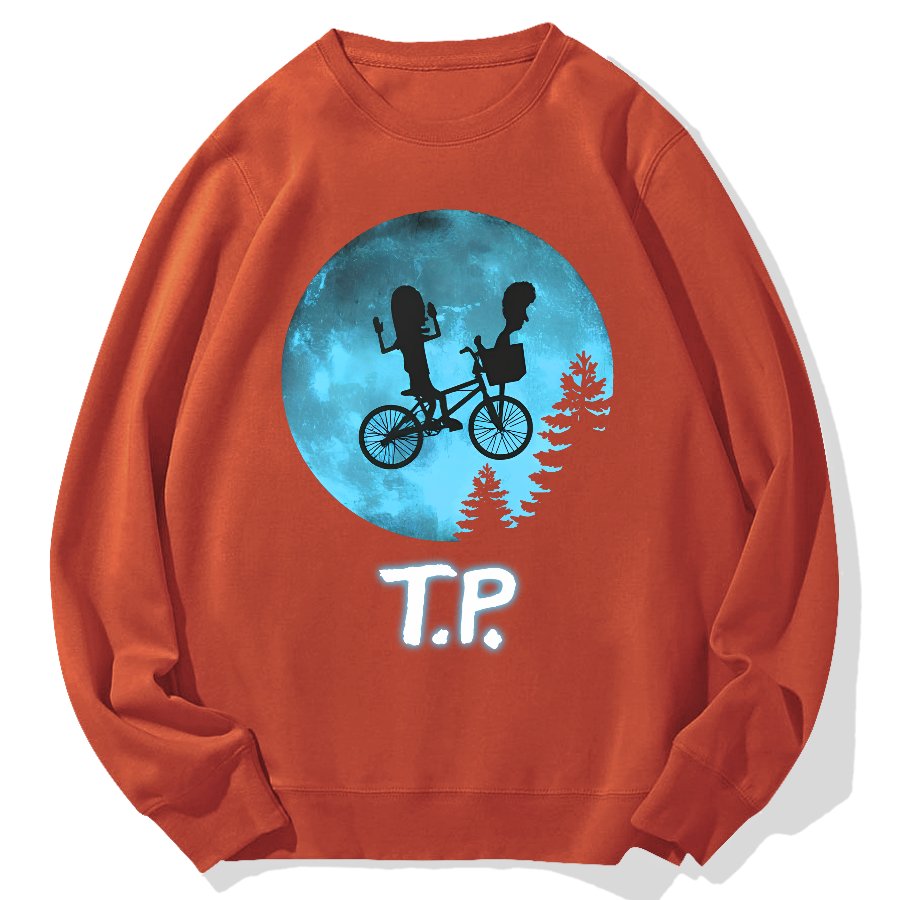 Funny Retro 80's Extraterrestrial Movie Parody 90's Geek Cotton Sweatshirt