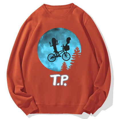 Funny Retro 80's Extraterrestrial Movie Parody 90's Geek Cotton Sweatshirt