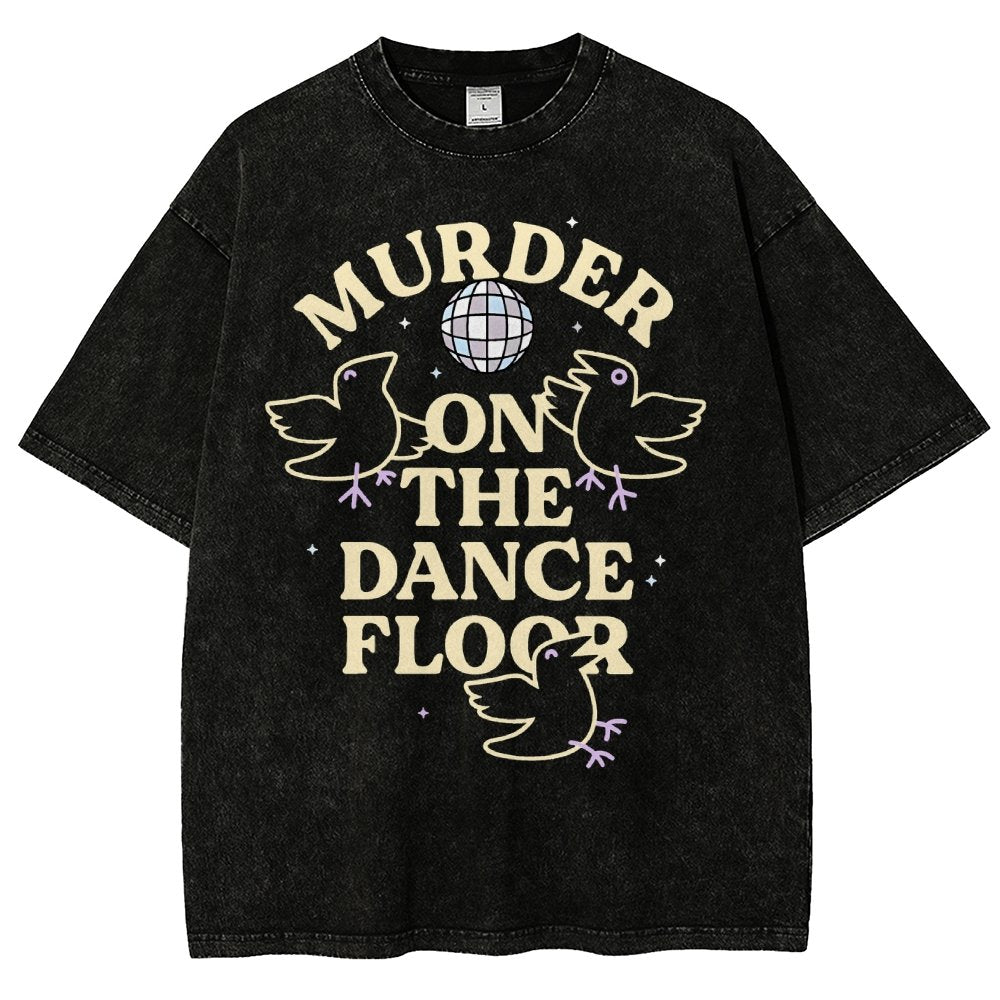 Murder On The Dance Floor Vintage Distressed T-shirt