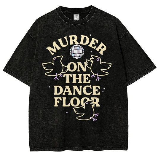 Murder On The Dance Floor Vintage Distressed T-shirt