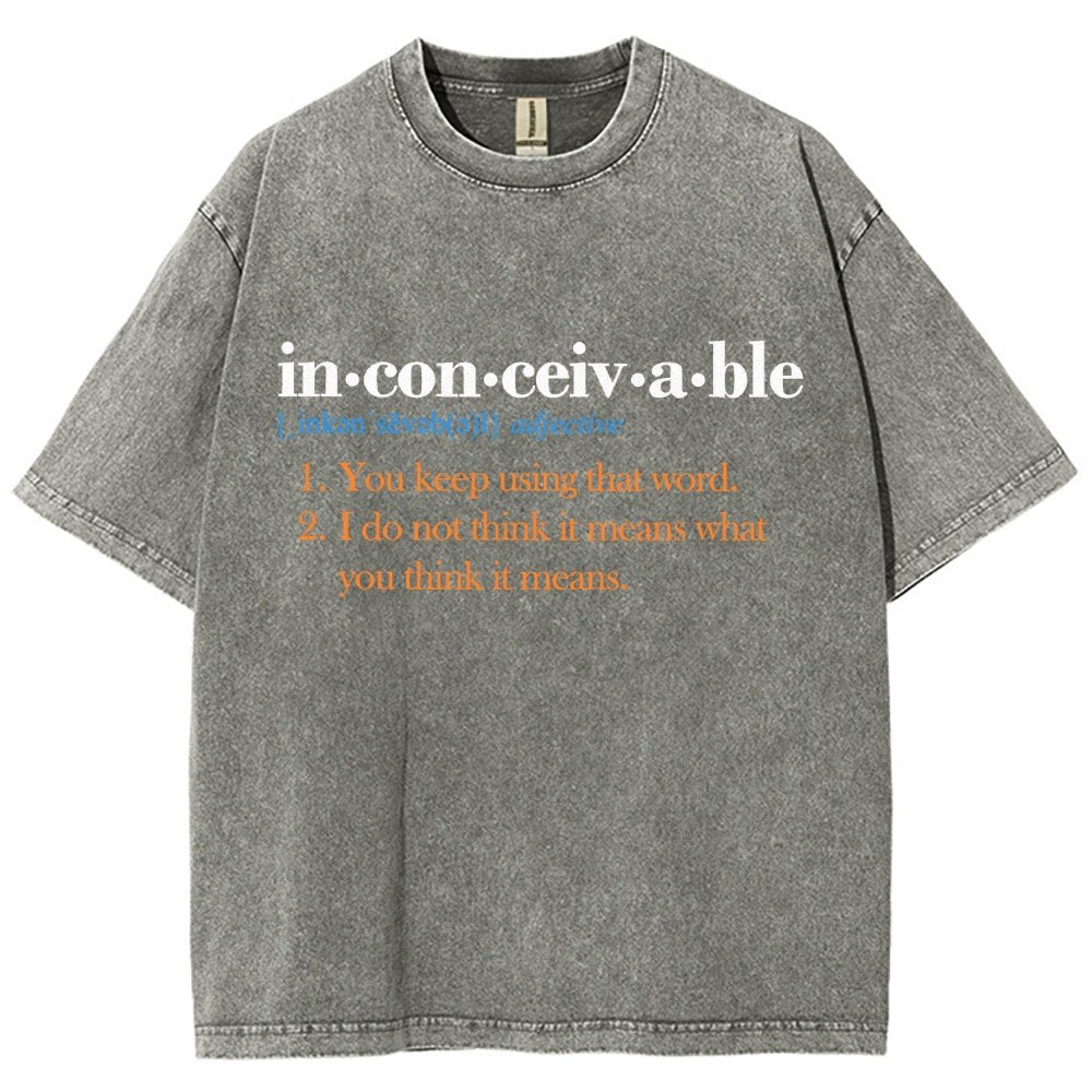 In-con-ceiv-a-ble Vintage Distressed T-shirt